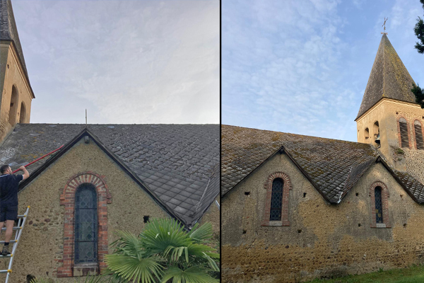 Nettoyage de toiture