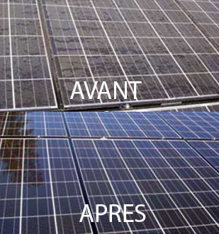 Travaux sur panneaux photovoltaïques